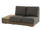 4 Seasons Outdoor | Loungebank Kingston 2-zits Rechts | Pure-Teak